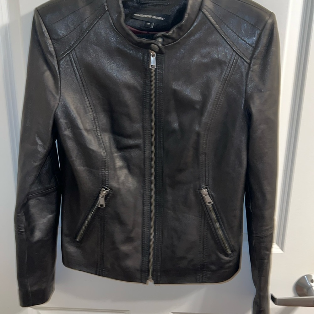 Black, Andrew, Marc, leather jacket